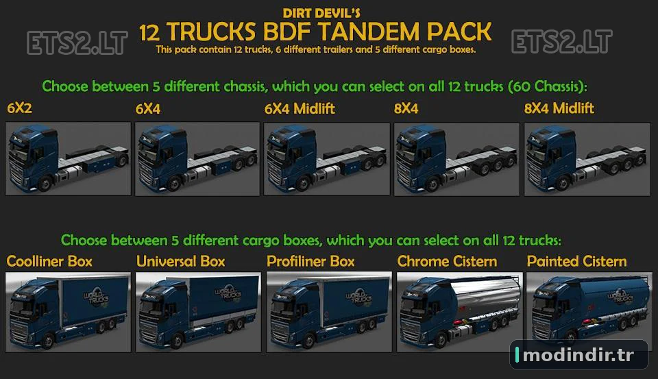 BDF Tandem Truck Pack v 30.0