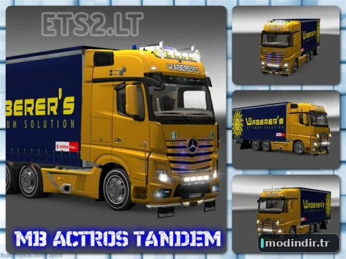 Mercedes Actros 2014 Tandem & Tuning