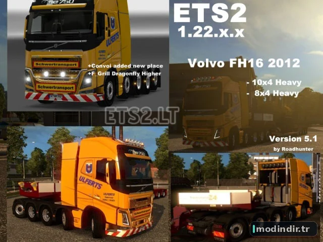 Volvo FH 2012 10×4 und 8×4 Ulferts V 5.1