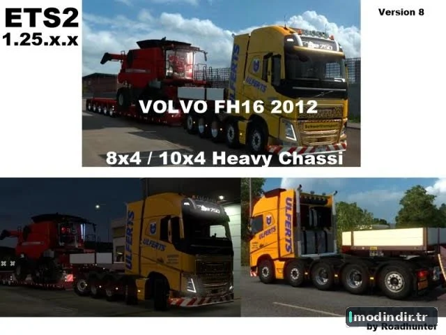 Volvo FH 2012 8×4 and 10×4 Version8