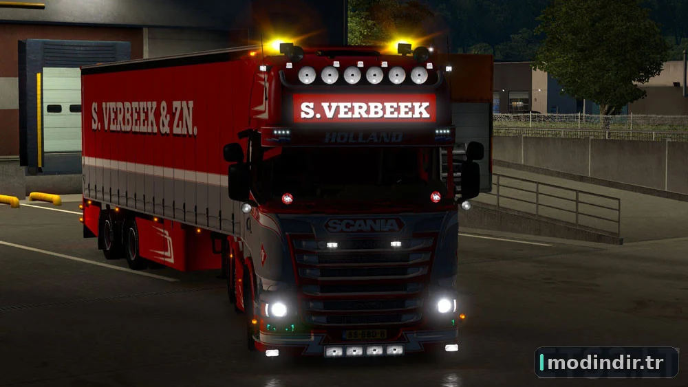 Scania R440 Streamline S.Verbeek & Verbeek Trailer V1.25