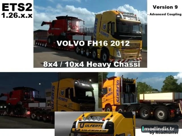 Volvo FH 2012 8×4 and 10×4 V9 ETS21.26.x.x