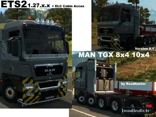 MAN TGX 8×4 10×4 V8.1