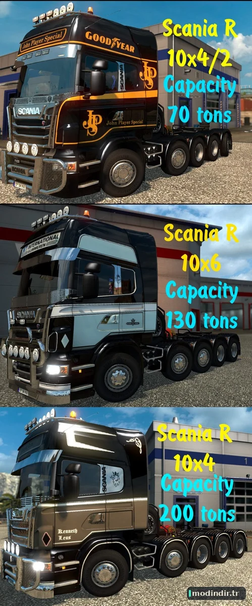 Scania R 10×4 3 in 1