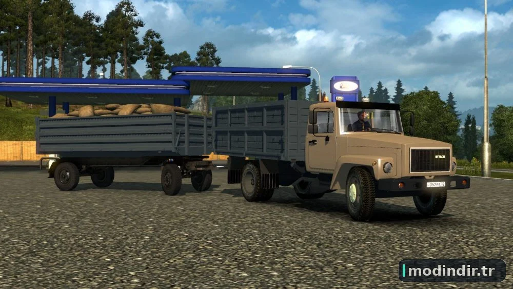 GAZ 3307-33081 V4.0 + TRAILERS FOR GAZ AND ZIL (1.28.x)
