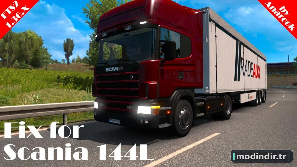 Fix for Scania 144L [ETS2 1.36.X]
