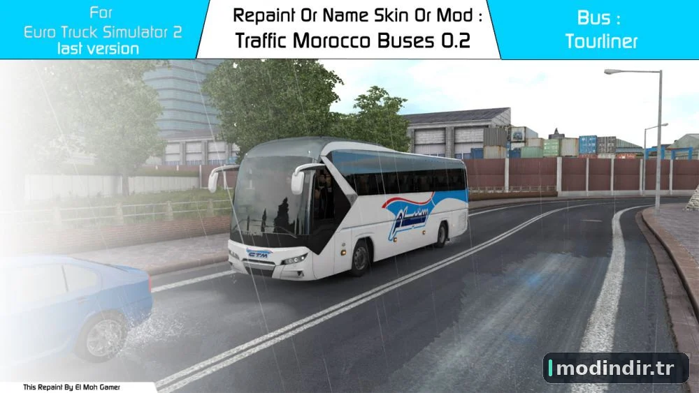 El Moh Gamer – Traffic – Morocco Buses V0.2 – ETS2 V 1.39