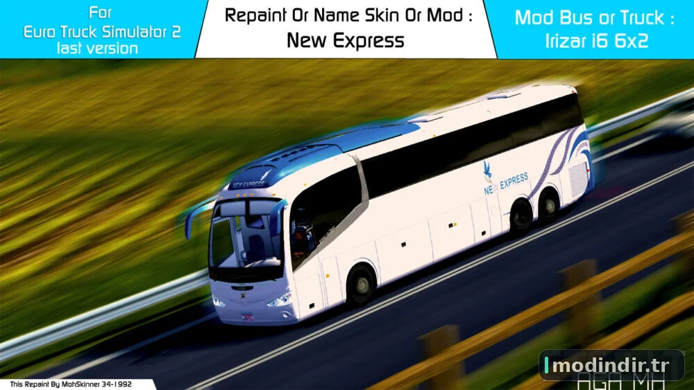 ETS2 [1.39] AGAMHWP – Irizar I6 6×2 – New Express Tours Maroc