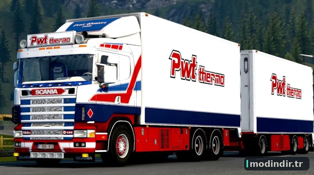 SCANIA 164G 580 PWT + TRAILER V1.45