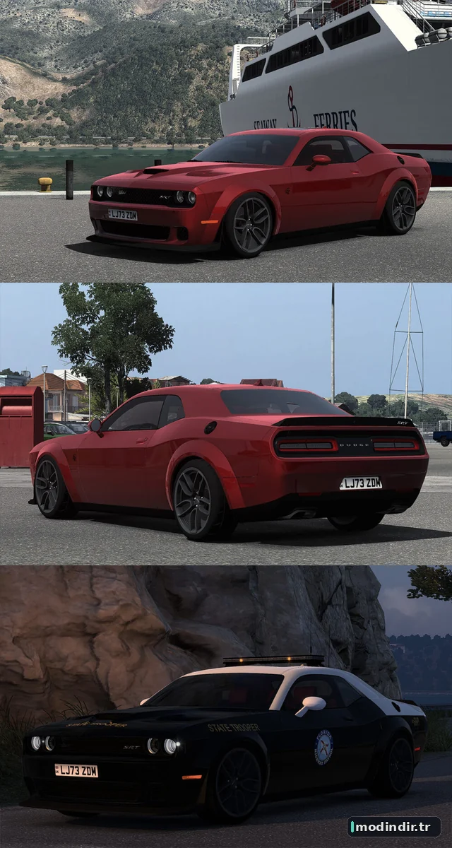Dodge Challenger SRT Hellcat Widebody 2018 V2.6 1.57