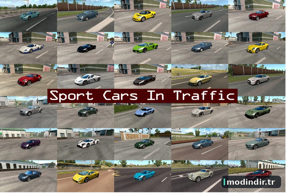 Sport Cars Traffic Pack by TrafficManiac v12.7.13