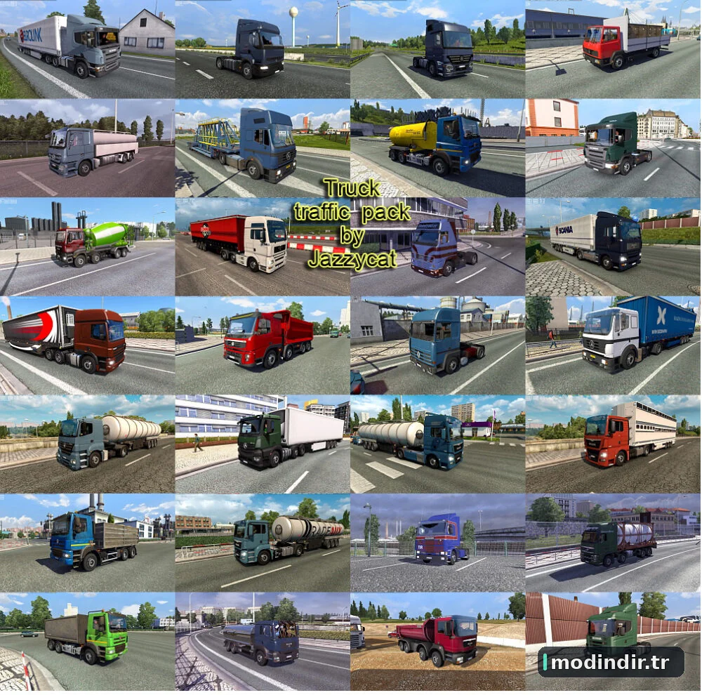 Truck Traffic Pack by Jazzycat v9.1.17