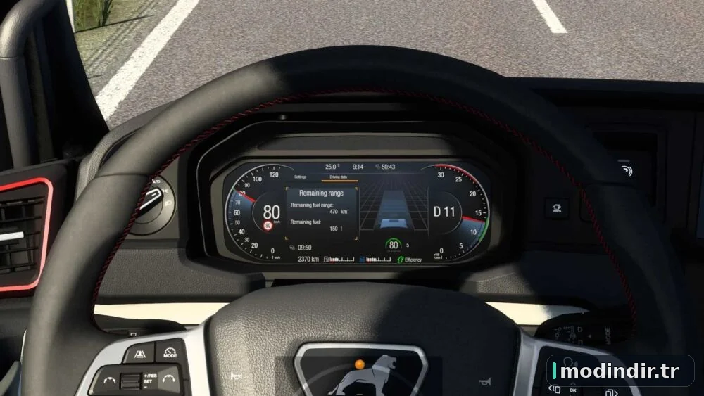 MAN TGX 2020 Improved Dashboard v1.58