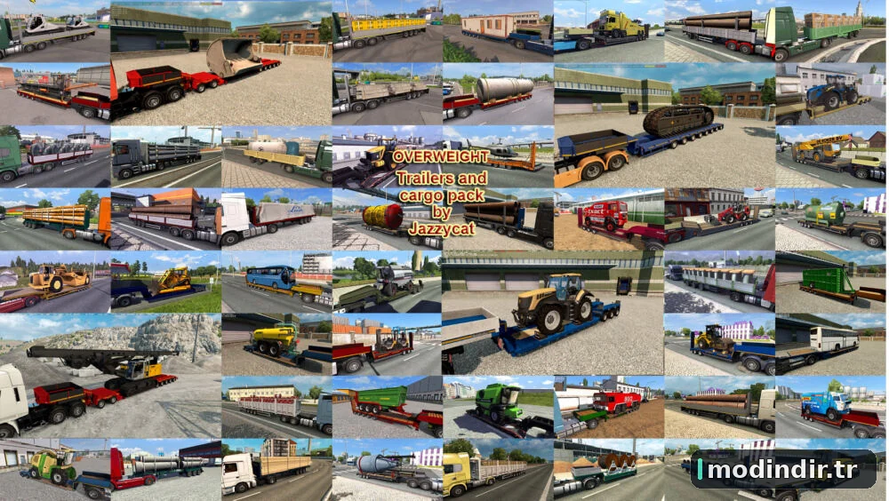 Overweight Trailers and Cargo Pack by Jazzycat v11.10.2