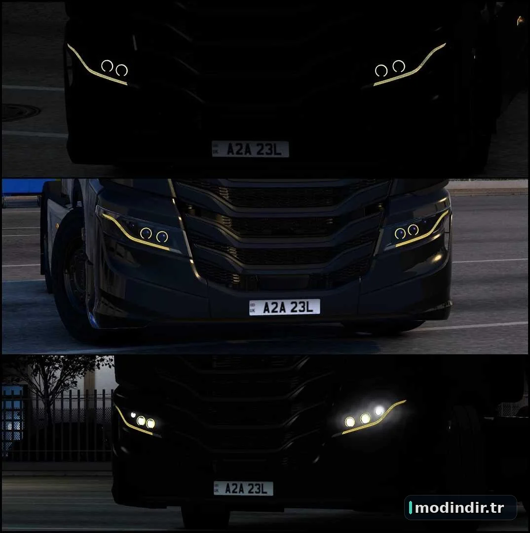 Custom Headlight for SCS Iveco S-Way v1.58