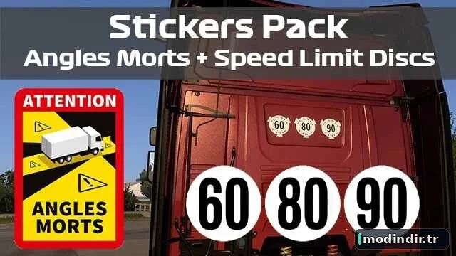 Stickers Pack – Angles Morts & Speed Limit Discs v1.58