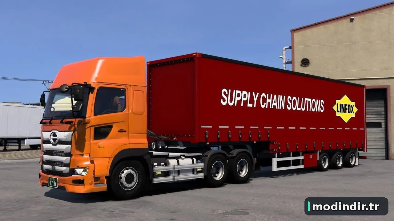 WIKA Curtainsider 40ft Trailer ETS2 1.55 – 1.58