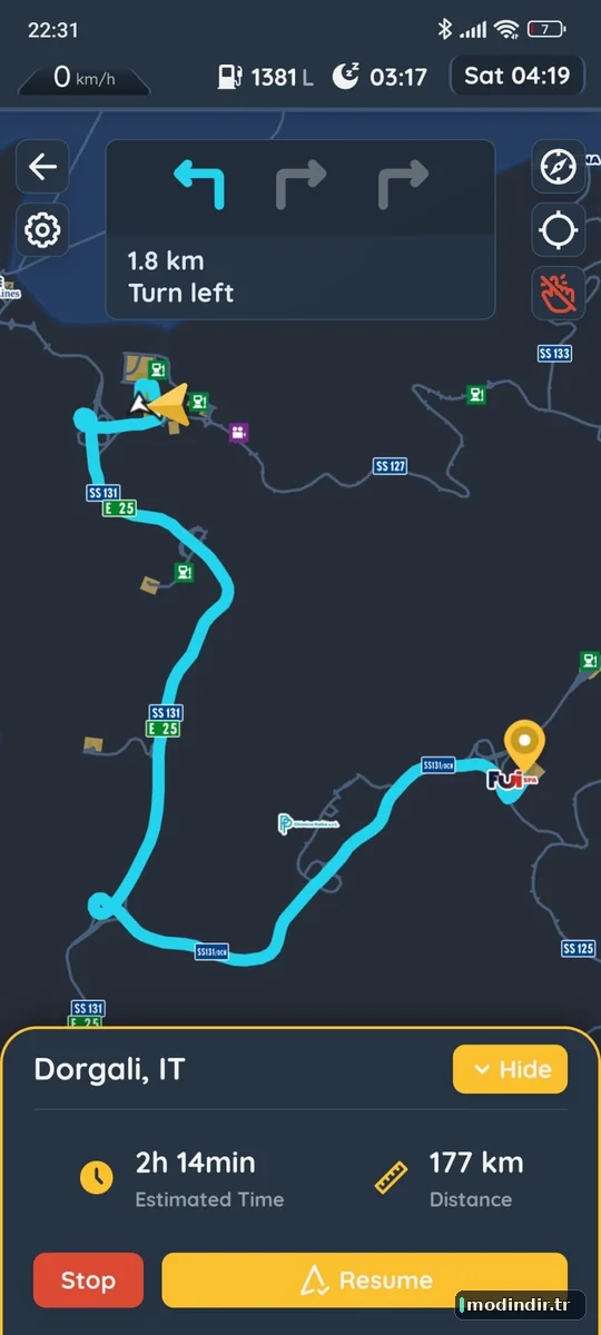 TruckNav v0.4.2 – External Second-Screen GPS [ETS2 & ATS] [Turn Based Navigation]