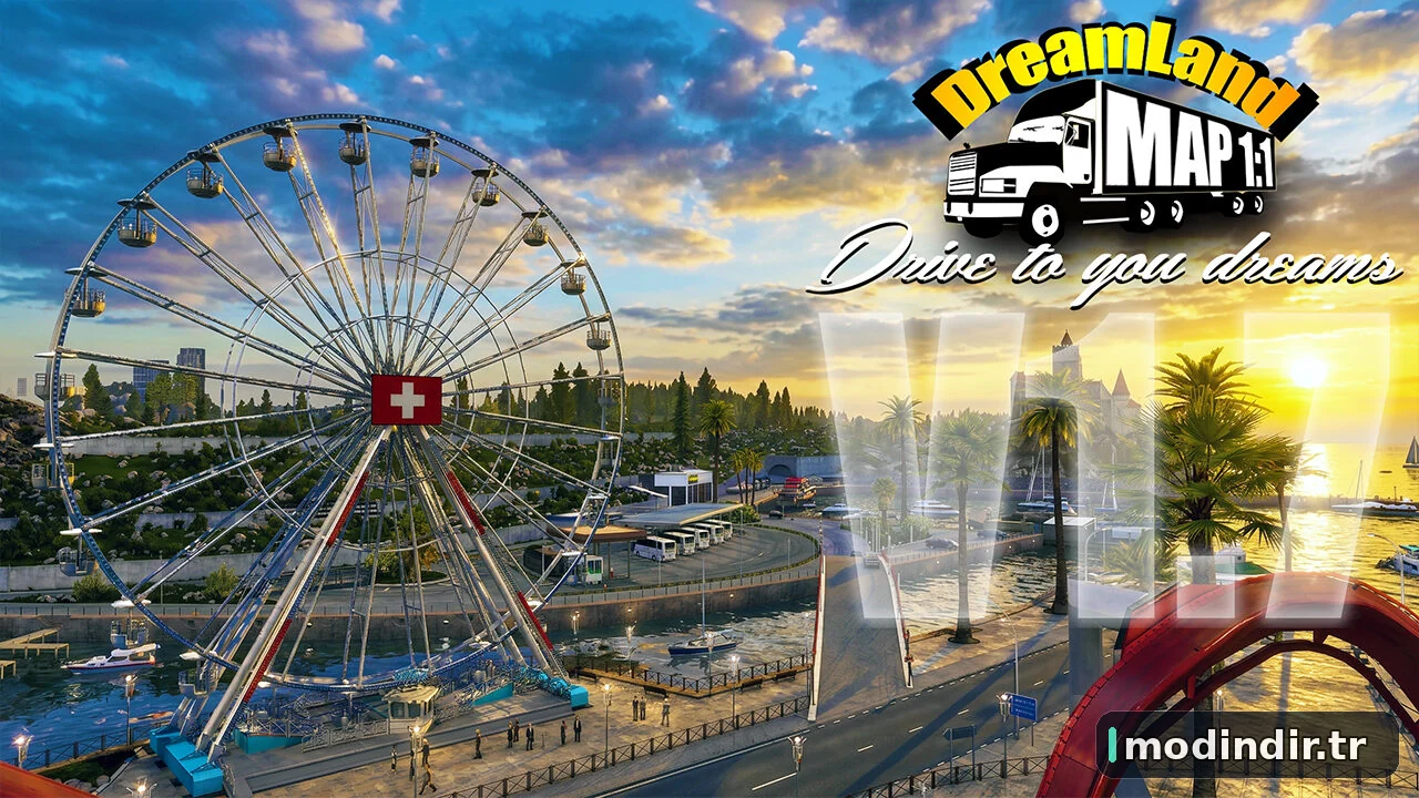 [ETS 2] DreamLand Map v1.7 / 1.59 | 1:1 Scale