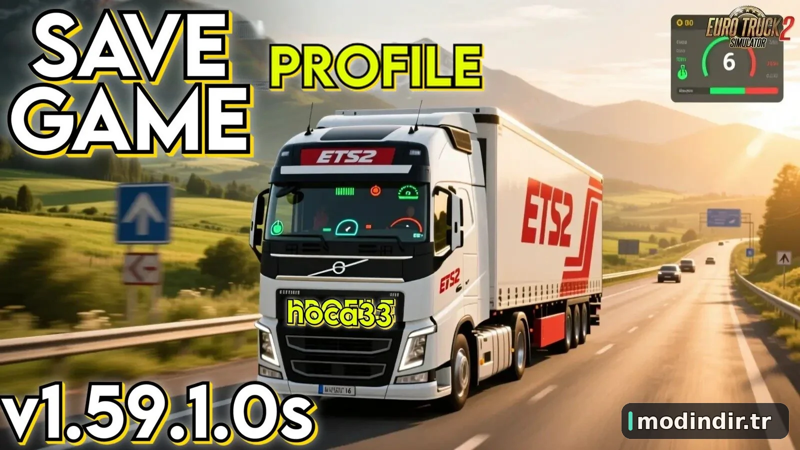 ETS 2 Save Game (Profile) v1.59.1.0s