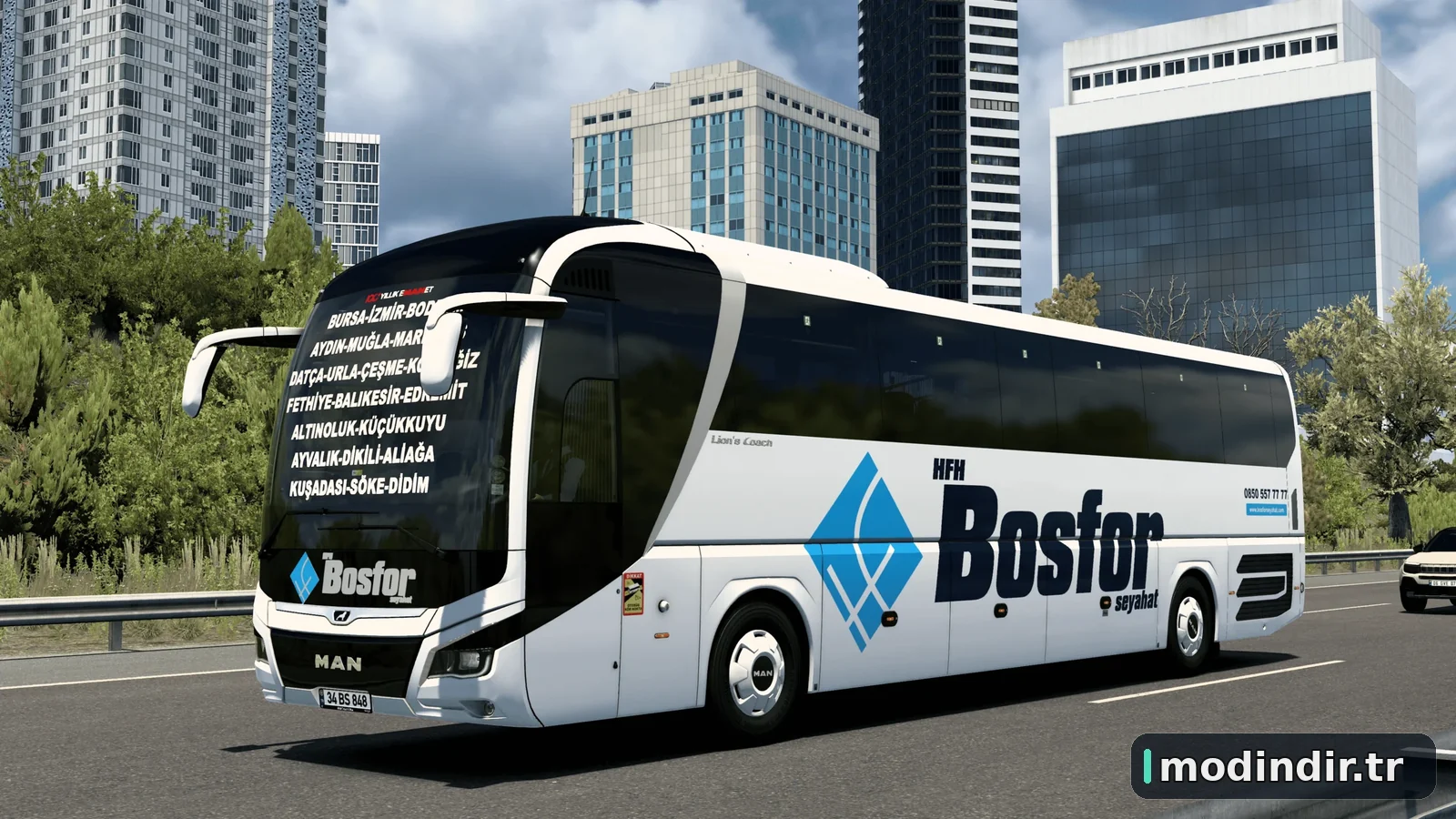 ETS2 – Man Lions Coach Euro 6 – Bosfor Tourism Skin V1