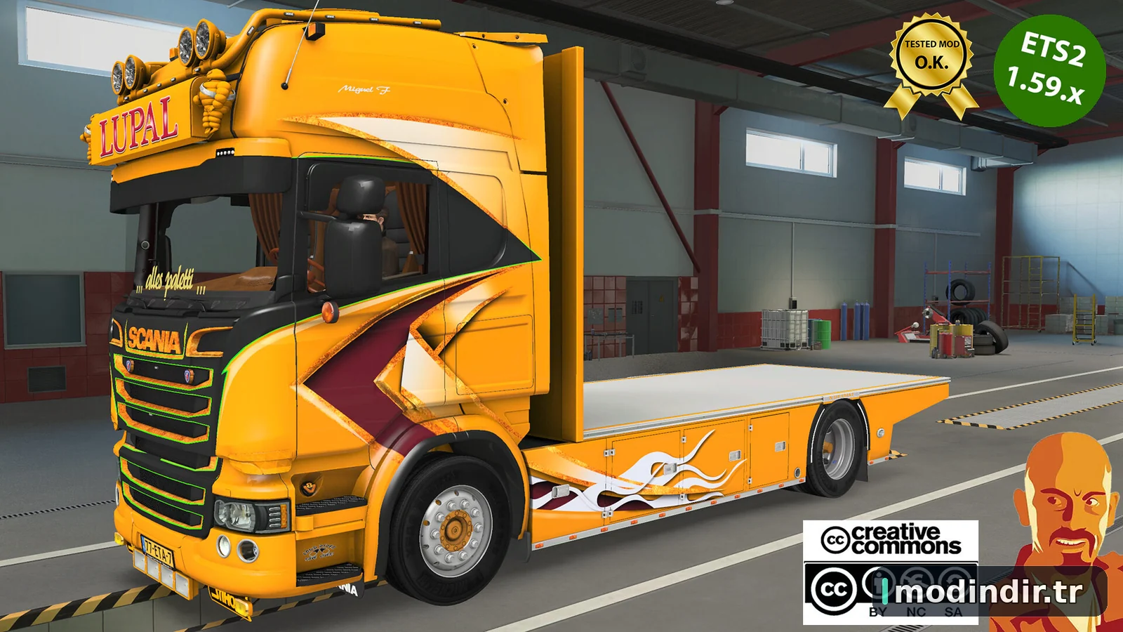 SCANIA STREAMLINE 730 LUPAL v6.0 ETS2 1.59.x