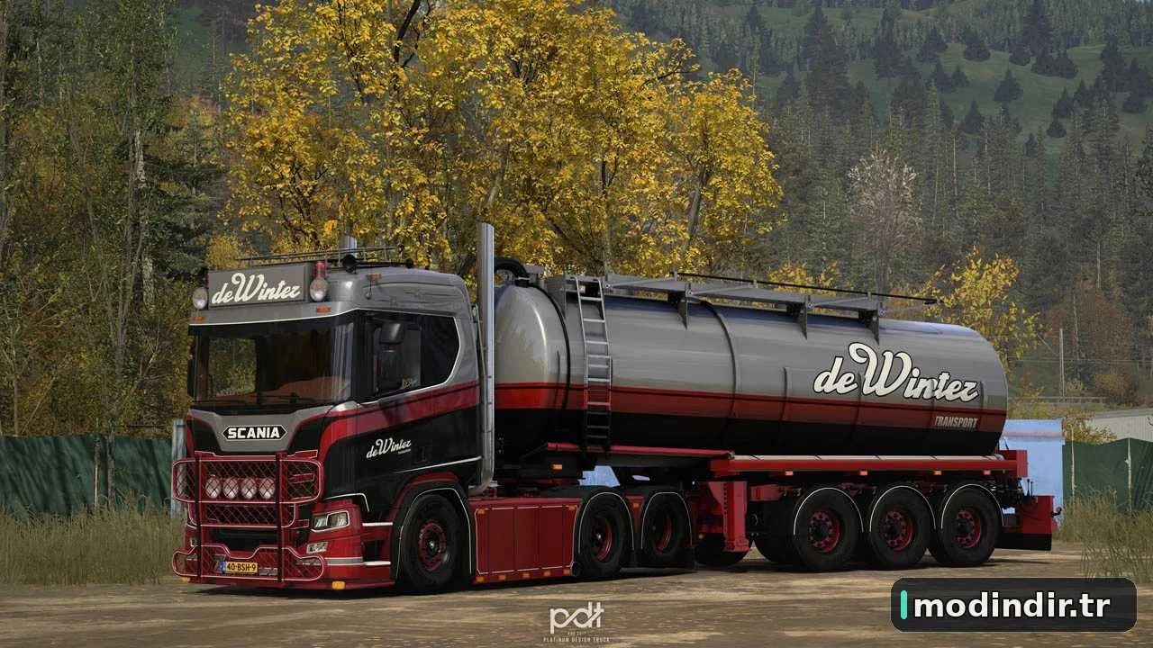 Scania R500 + Trailer de Winter v3.0