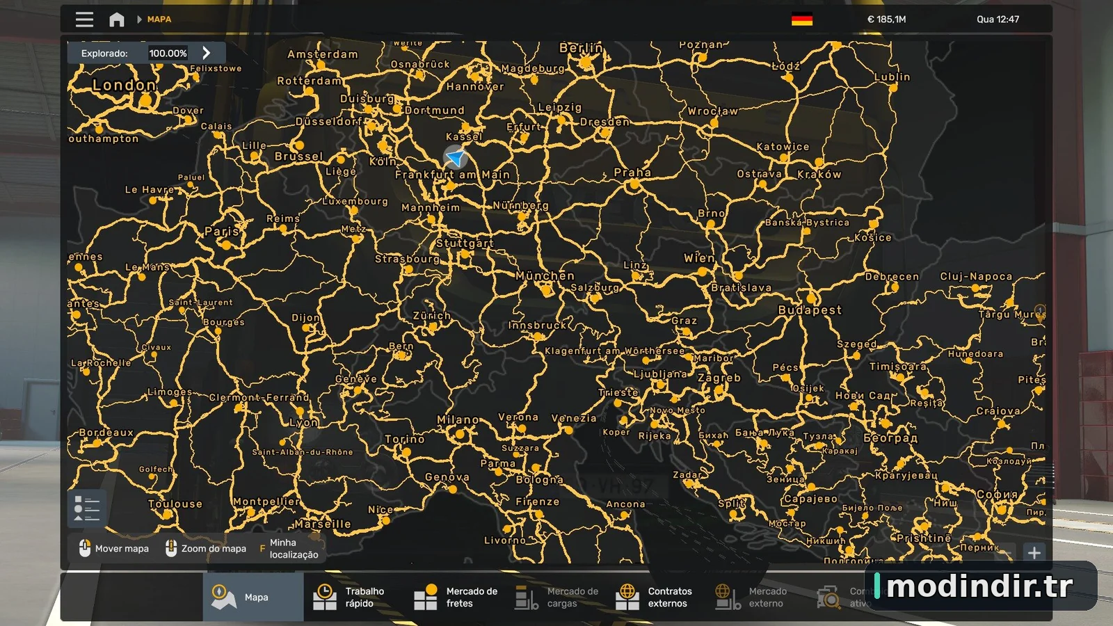 ETS2 MAP 100% DISCOVERED BY RODONITCHO MODS 1.0 1.58 1.60 12 06 2026