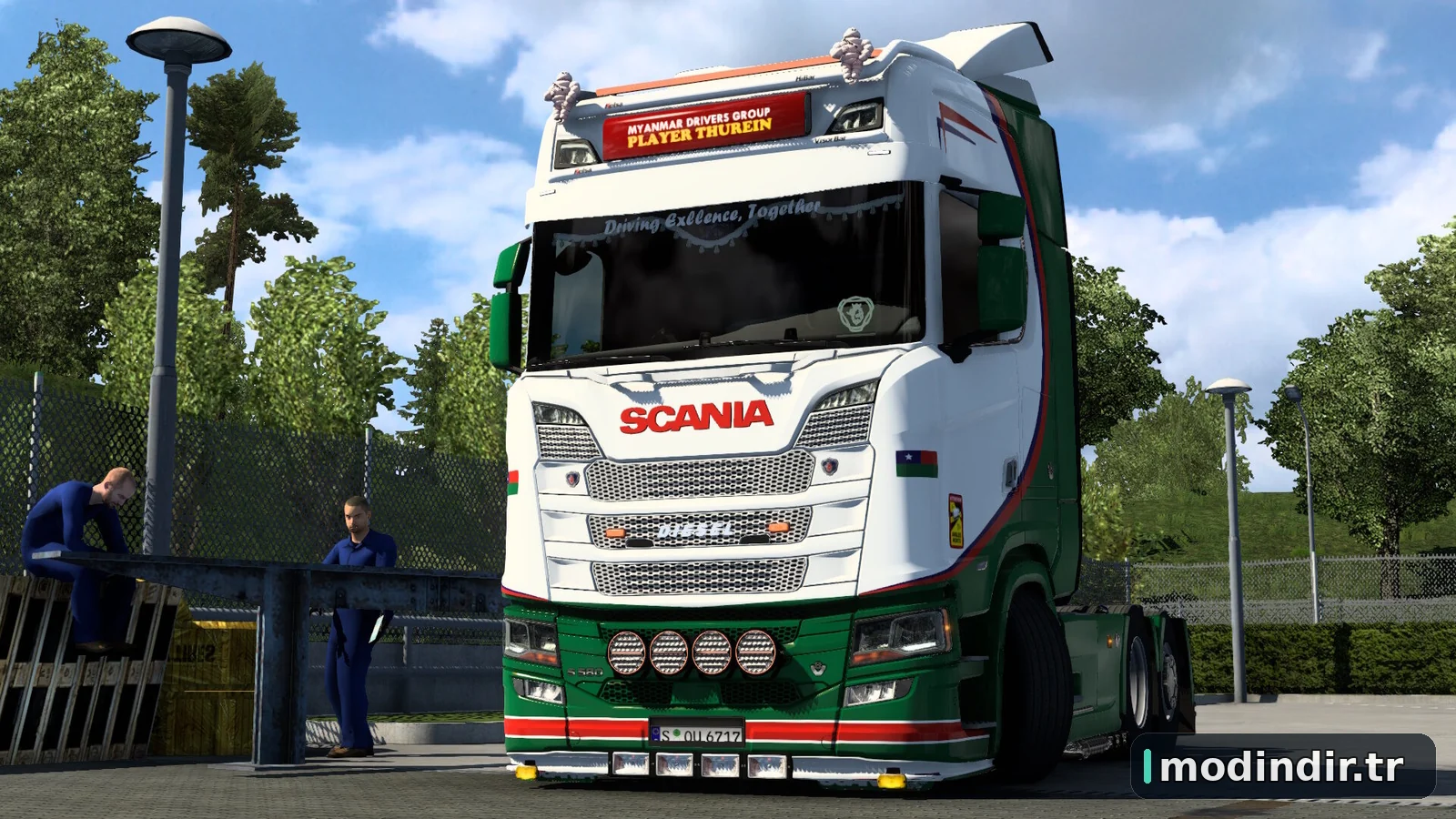PaO Theme skin for Scania by Player Thurein