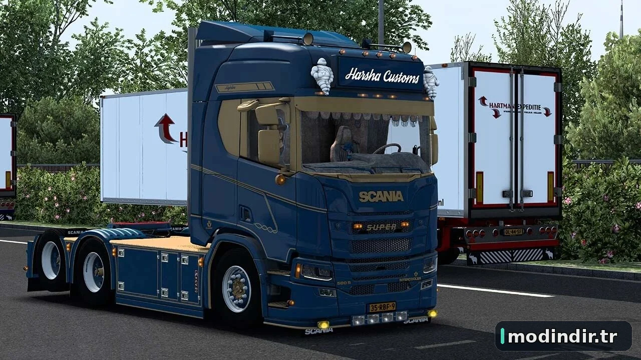 Scania R580s Harsha Customs v8.0