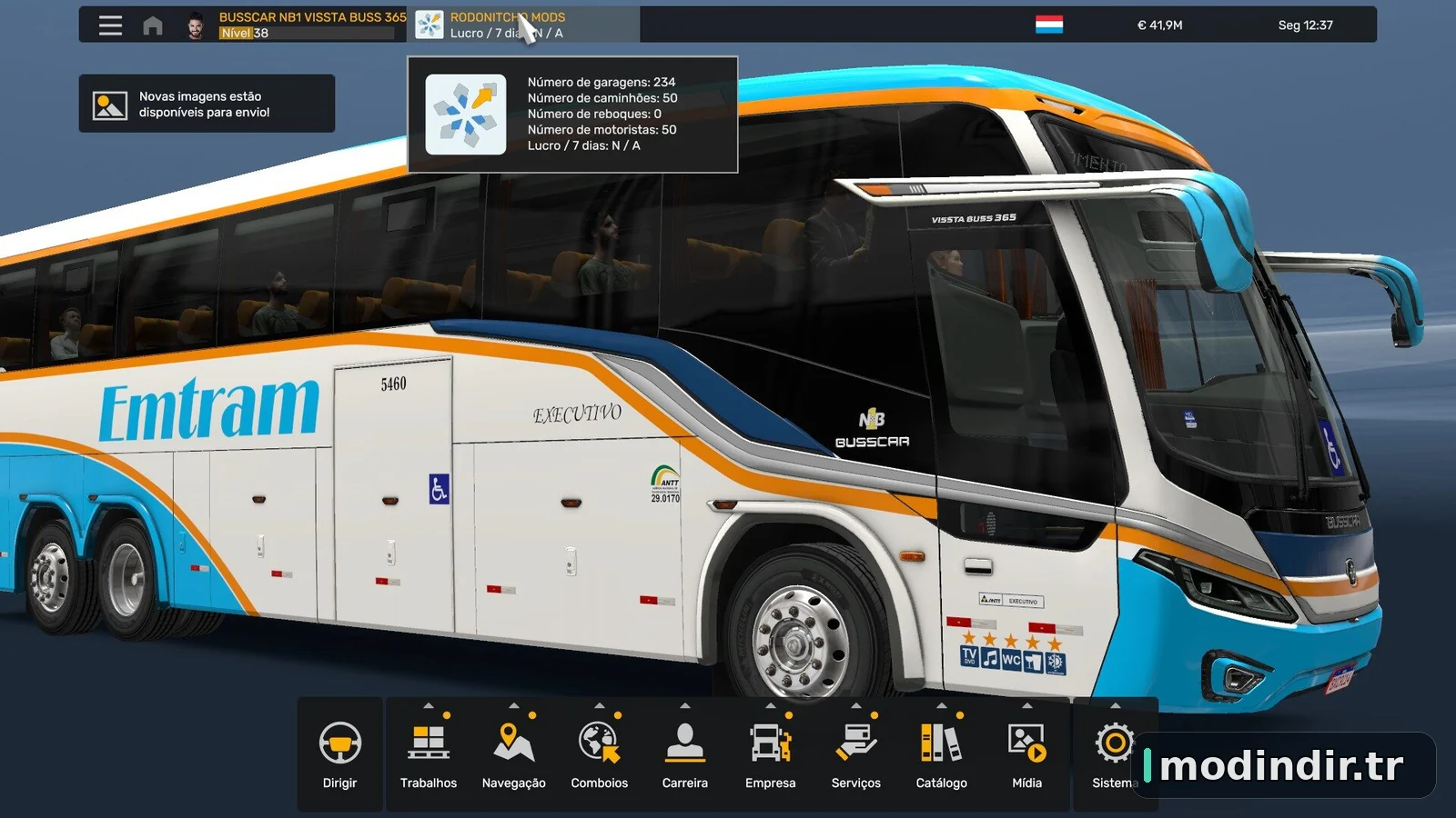 PROFILE BUSSCAR NB1 VISSTA BUSS 365 SCANIA NORMAN MODS BY RODONITCHO MODS 1.0 1.60 20 06 2026