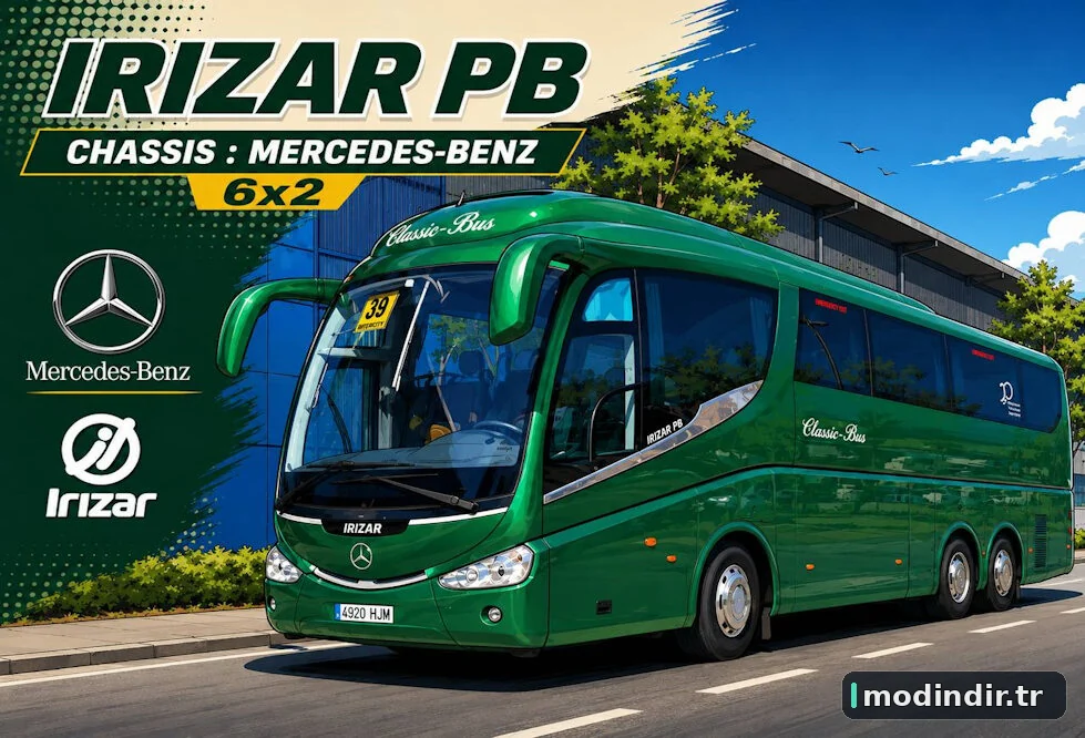 Irizar PB 6×2 Mercedes-Benz ETS2 – ATS 1.59 -1.60