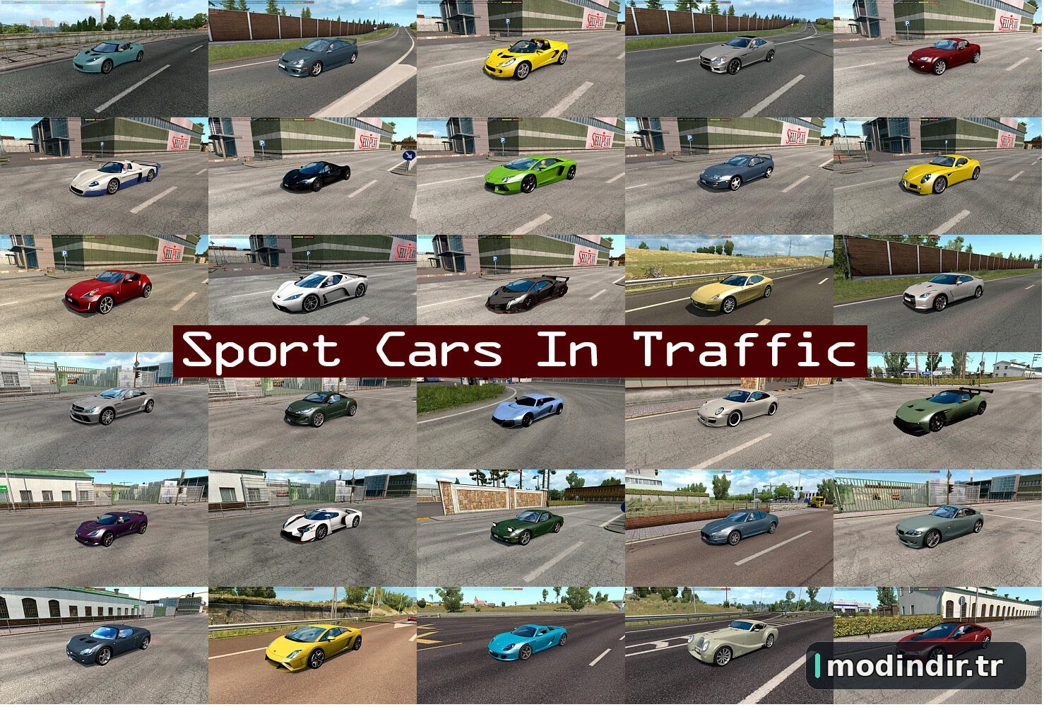 Sport Cars Traffic Pack by TrafficManiac v12.7.15