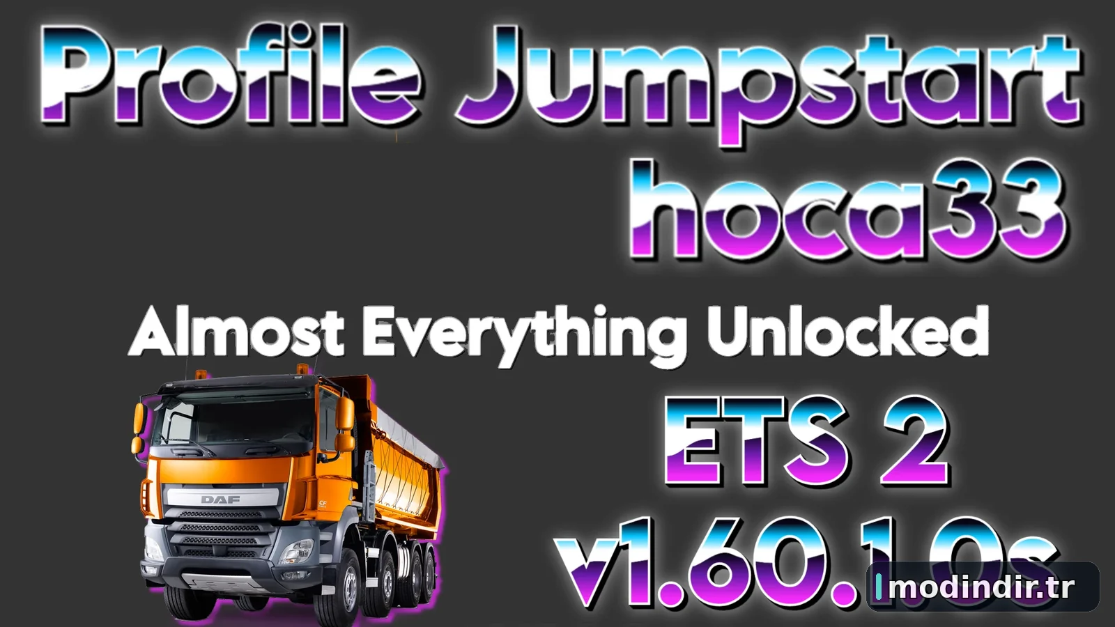 Profile Jumpstart hoca33 For ETS 2 – v1.60.1.0s