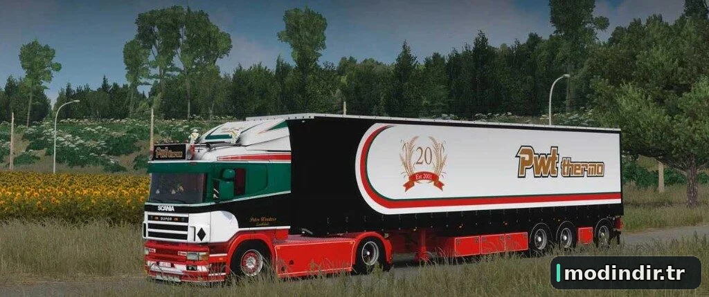 Scania 164L PWT Thermo + Pacton Trailer v2.0
