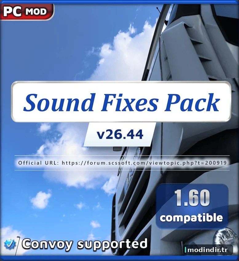 Sound Fixes Pack v26.44 for 1.60 open beta