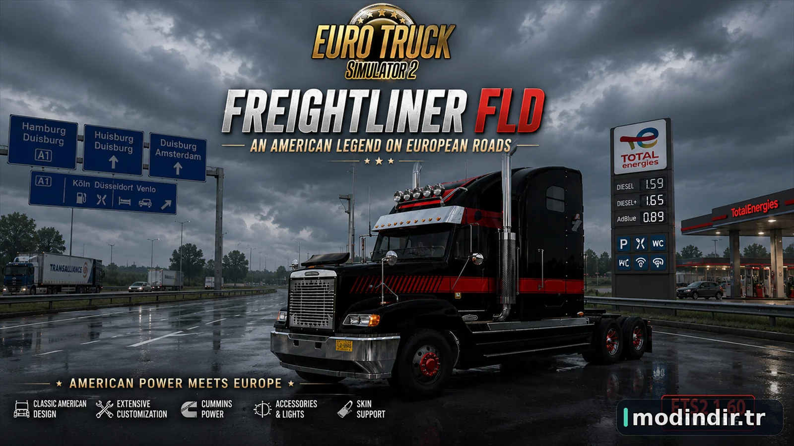 FREIGHTLINER FLD v2.0 ETS2 1.59-1.60.x