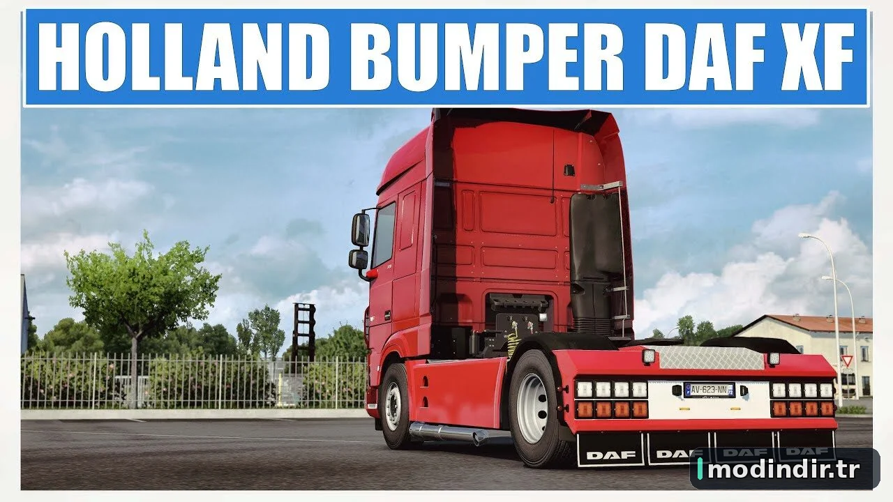 DAF XF Holland Style Rear Bumper v1.60