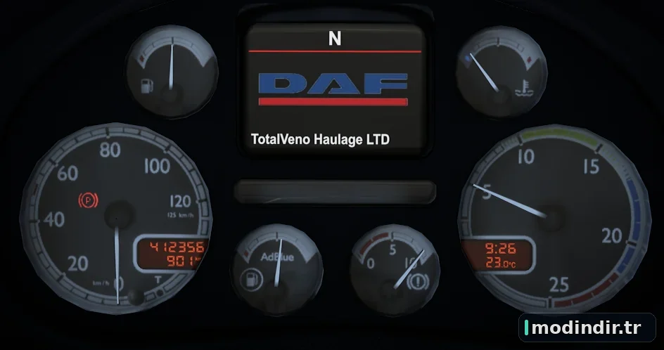 DAF 105 XF Customisable Dash