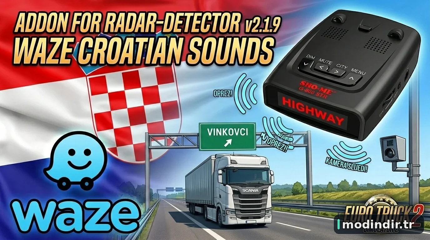Waze Croatian Voices for Radar Detector