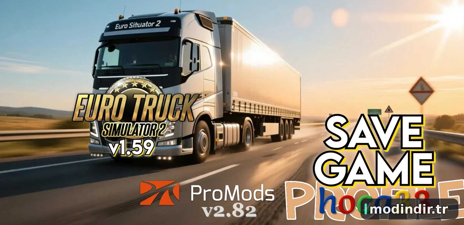 ProMods Europe v2.82 — ETS2 1.59 FULL Save (100%)