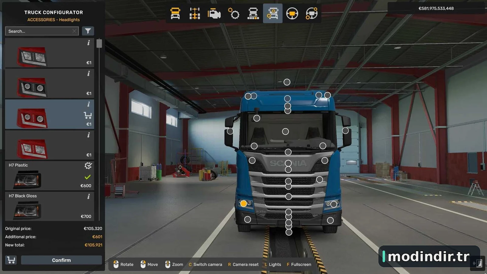 Scania NG RS New Headlights v1.60