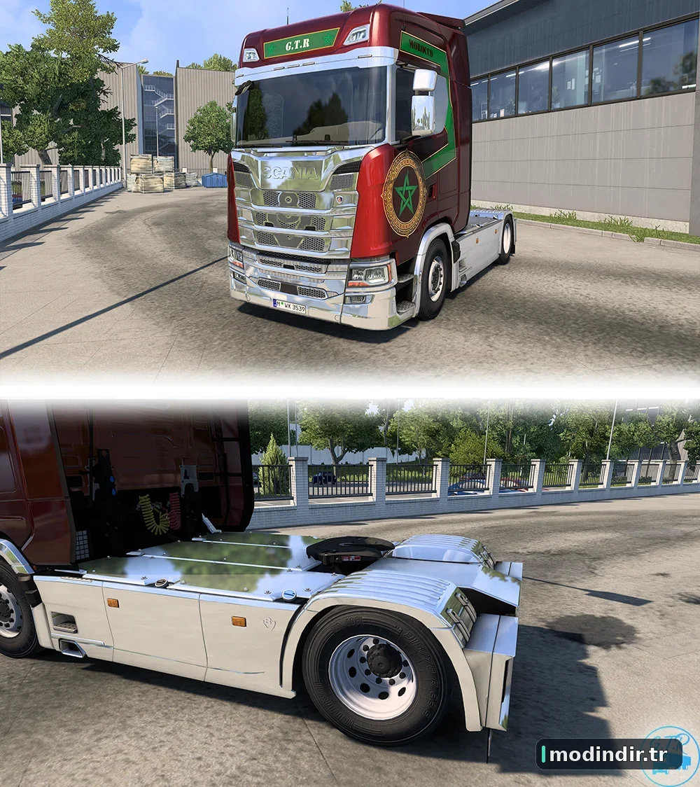 Scania S Next Gen Accessories Chrome V1.1 by GTR