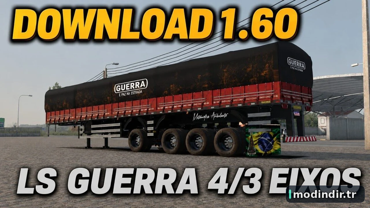 Reboque LS GUERRA 4 E 3 EIXOS v 1.60