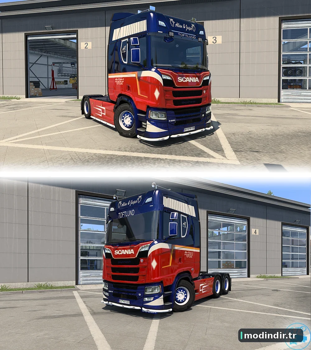 SKIN Allan & Jesper For SCANIA NG BY GTR