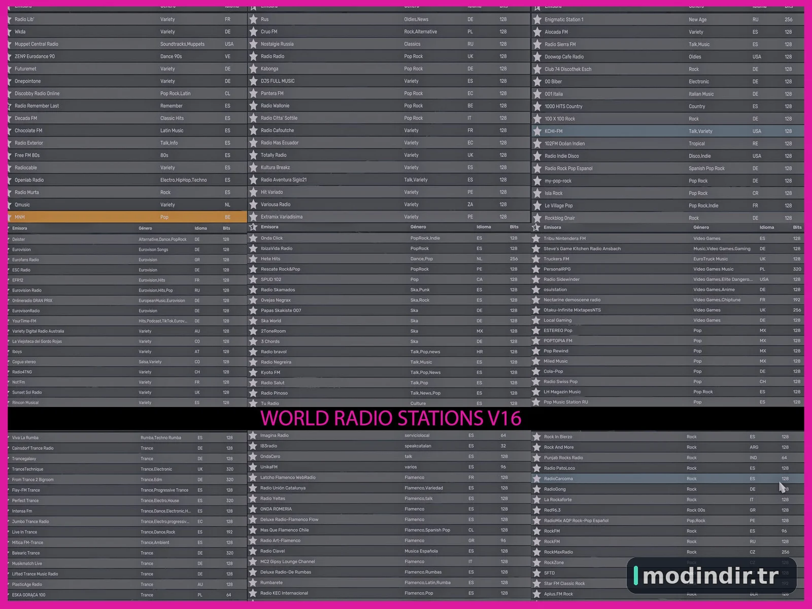 World Radio Stations V16
