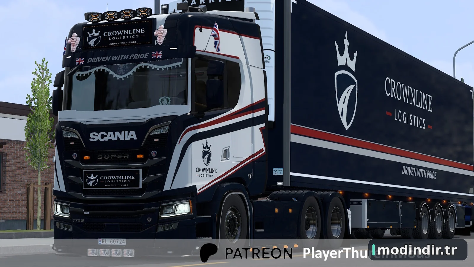 ETS2 1.60 Crownline Combo Skin for Scania S by Player Thurein