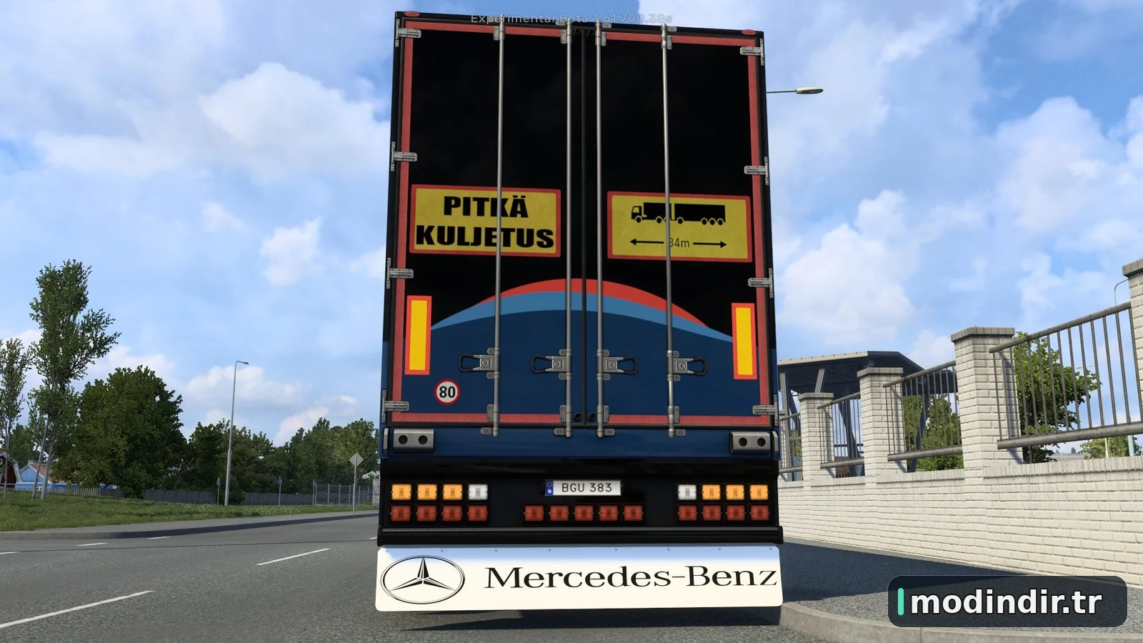 MERCEDES-BENZ MUDFLAP SCS BOX BY RODONITCHO MODS 1.40 1.61 07 08 2026