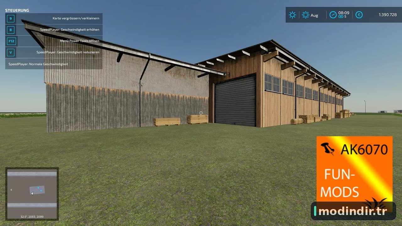 SAWMILL WITH EMPTY PALLETS V2.1