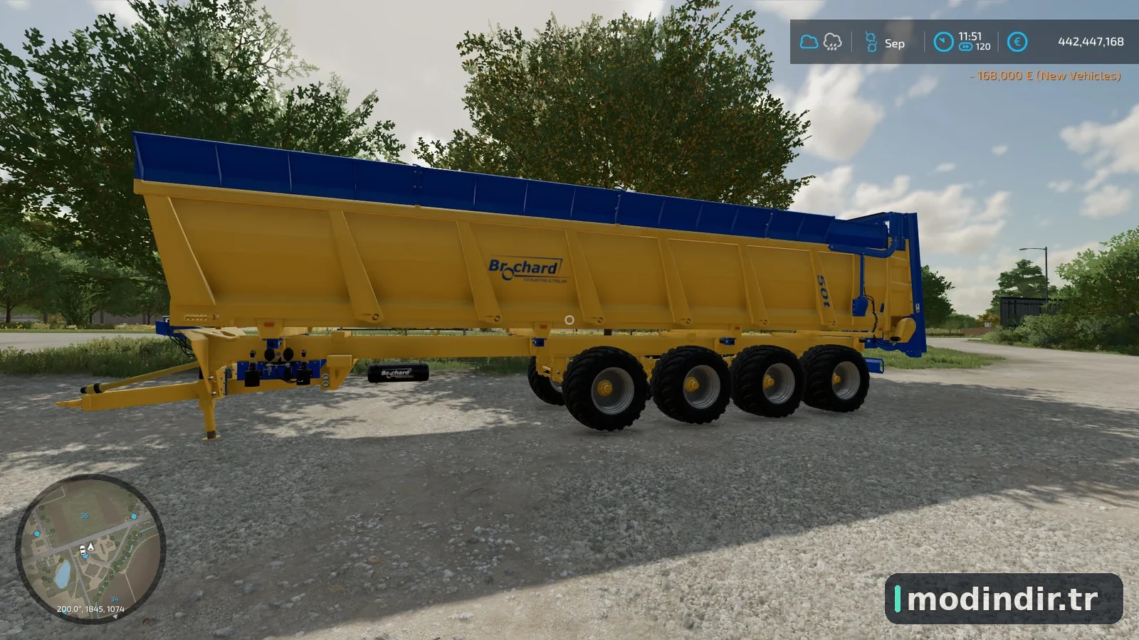 MANURE SPREADER BROCHARD EV 2200 V1.0